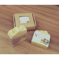 تصویر صابون روغن بنفشه Handmade violet oil soap