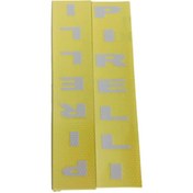 تصویر برچسب کمک فنر و گلگیر موتور سیکلت وارون مدل L-20-YLW مناسب برای بنلی بسته 2 عددی 