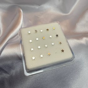 تصویر پرسینگ بینی طرح ستاره 