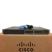 تصویر سوئیچ سیسکو مدل WS-C2960-24PC-L استوک Cisco Switch WS-C2960-24PC-L 24port Stock