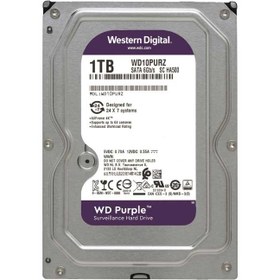 تصویر هارددیسک اینترنال وسترن دیجیتال مدل Purple WD10PURZ ظرفیت 1 ترابایت اصلی 