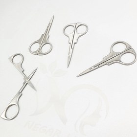 تصویر قیچی ابرو مدل عینکی اصلی گلدن دریم - 12 عددی Golden Dream Original Eyeglass Model Eyebrow Scissors