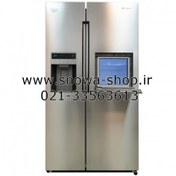 تصویر یخچال فریزر ساید بای ساید اسنوا S8 2340 ا Snowa S8-2340SS Side By Side Refrigerator Snowa S8-2340SS Side By Side Refrigerator