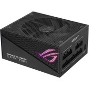 تصویر منبع تغذیه کامپیوتر گیمینگ ایسوس مدل راگ استریکس 750W گلد Aura ادیشن Asus ROG Strix 750W Gold Aura Edition Gaming Power Supply