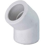 تصویر زانو 45 درجه آذین لوله 