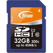 تصویر کارت حافظه microSDHC تیم گروپ کلاس 10 همراه با آداپتور SD ظرفیت 32 گیگابایت TeamGroup Class 10 microSDHC 32GB