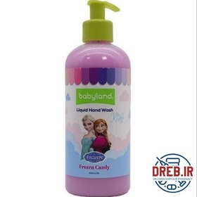 تصویر مایع دستشویی کودک بی بی لند مدل فروزن کندی حجم 400 میلی لیتر _ Baby Land Frozen Candy Liquid Hand Wash 400 ml 