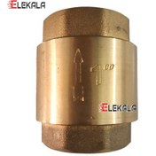 تصویر شیر خودکار برنجی یک اینچ 