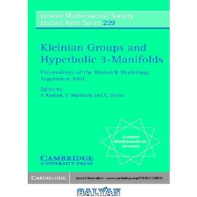 تصویر دانلود کتاب Kleinian groups and hyperbolic 3-manifolds گروه های کلاینی و 3 منیفولد هایپربولیک