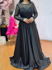 تصویر پیراهن مجلسی(ساتن آمریکایی) 