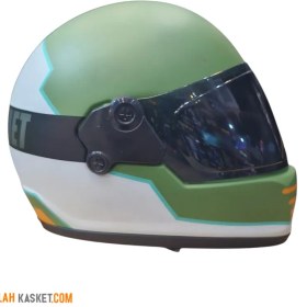 تصویر ماکت کلاه کاسکت کروزر رنگ سبز کد 68 Replica of green cruiser helmet, code 68