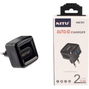 تصویر شارژر دیواری نیتو NITU NT-TC40 با کابل MicroUsb 