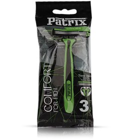 تصویر تیغ پلی بگ 3 لبه مردانه پاتریکس PATRIX 