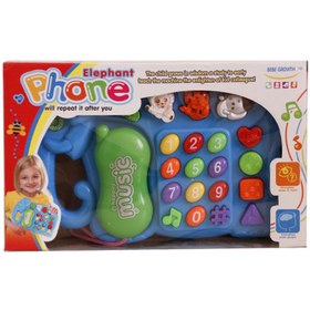 تصویر بازی آموزشی مدل تلفن موزیکال طرح فیل 