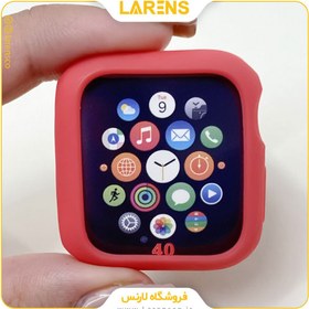 تصویر لارنس | قیمت و خرید كاور اپل واچ Silicon Case سايز 44mm رنگ Camelia 