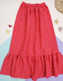 تصویر دامن کرپ پفکی (کد 1464) 