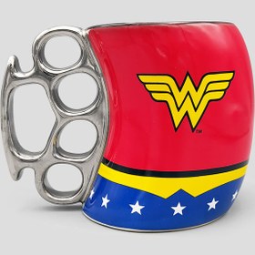 تصویر ماگ طرح پنجه بوکس مدل WonderWoman کد Zre-977d2 