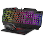 تصویر کیبورد و موس هویت مدل KB889CM گیمینگ Havit KB889CM gaming Keyboard and Mouse