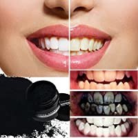 تصویر دیوانه جدید دندان سفید پودر بامبو فعال زغال چوب ارگ ​​خمیر دندان طبیعی (A) Creazy NEW Teeth Whitening Powder Bamboo Activated Organic Charcoal Natural Teethpaste (A)