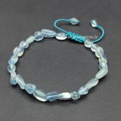 تصویر دستبند ناگتی آکوامارین 