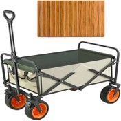 تصویر چرخ دستی و میز سفری تاشو مدل Performance Wagon 