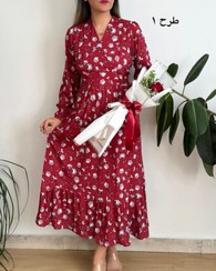 تصویر سرمه کالکشن - پیراهن مانتویی سیما 