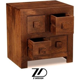 تصویر پاتختی چوبی هانی 