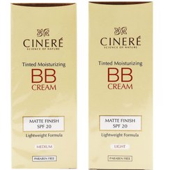 تصویر کرم پودرمرطوب کننده SPF20 سینره Cinere SPF20 BB Cream Medium 40ml