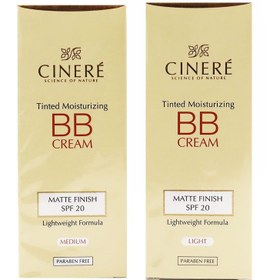 تصویر بی بی کرم SPF 20 سینره مناسب انواع پوست 50 میلی لیتر Cinere SPF 20 BB Cream 50ml