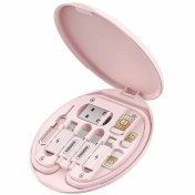 تصویر مبدل USB/USB-C به microUSB / لایتنینگ / USB-C ریمکس مدل RC-190 