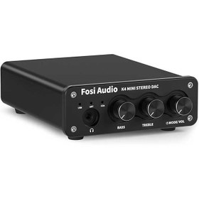 تصویر آمپلی فایر هدفون دک و پری امپلی فایر فوسی Fosi Audio K4 DAC & Headphone Amplifier, 24-Bit/192 