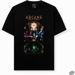 تصویر تیشرت تایپوگرافی طرح ARCANE 