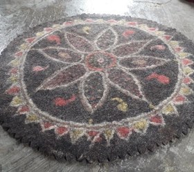 تصویر نمد گرد یک متری کد 10556 