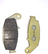 تصویر لوازم یدکی موتورسیکلت لنت ترمز APACHE TVS جلو RTR طلایی wiwi 