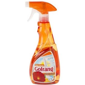 تصویر شیشه پاک کن سری خانه رویایی 500گرمی نارنجی گلرنگ Golrang Orange Glass Cleaner Spray 500ml