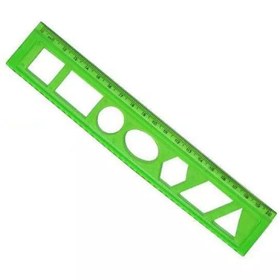 تصویر خط کش 20 سانتی متری کد 27648 