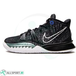 تصویر کفش بسکتبال مردانه نایک جوردن Nike Kyrie 7 Black White 