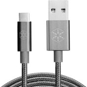 تصویر کابل تبدیل USB به USB -C سیلوراستون مدل CPU04 طول 1 متر CPU04 USB to USB-C Cable 1M