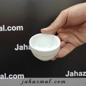 تصویر پیاله سس خوری هتلی سفید چینی تقدیس 