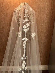 تصویر تور سر عروس کد ۱۰۵۶ 