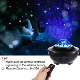 تصویر رقص نور مدل c101 - مشکی 