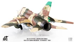 تصویر ماکت جنگنده سوخو 22 نیروی هوایی لیبی | JC Wings 1:72 Sukhoi Su-22M3 Fitter-H Libyan Air Force 