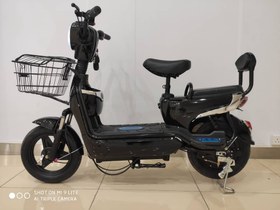 تصویر موتور سیکلت برقی ( دوچرخه‌ برقی ) E.BIKE مدل K1 رنگ‌ مشکی 