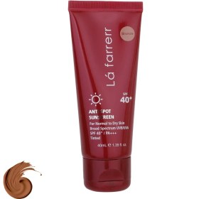 تصویر کرم ضد آفتاب و ضد لک لافارر پوست نرمال و خشک رنگ برنز 40 میل Lafarrerr Anti Spot  Bronz Spf40 Sunscreen Cream For Dry Skin