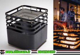 تصویر آتشدان فلزی کد 187 