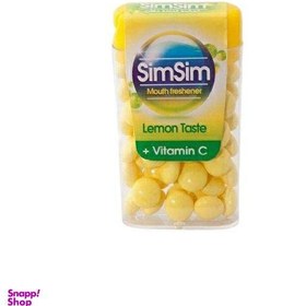 تصویر قرص خوشبو کننده دهان لیمو سیم سیم SIMSIM MOUTH FRESHENER TABLETS 