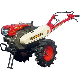 تصویر تیلر مزرعه ۱۴ اسب مدل GT140E استارتی قابدار diesel 14 hp tiller GT140E