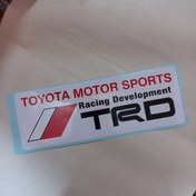 تصویر برچسب روی شیشه تویوتا toyota trd sport