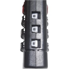 تصویر قفل چمدان مدل TSA رنگ مشکی 