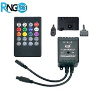 تصویر درايور و كنترلر RGB تک خروجی 20Key - 6A - كنترل از راه دور موزیکال 